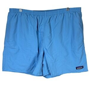 Patagonia Baggies Men's XL Blue Swim Trunks Shorts Lined Elastic‎ Waist